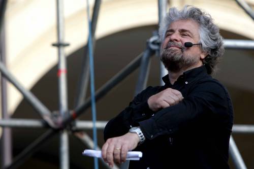 Il comico Beppe Grillo